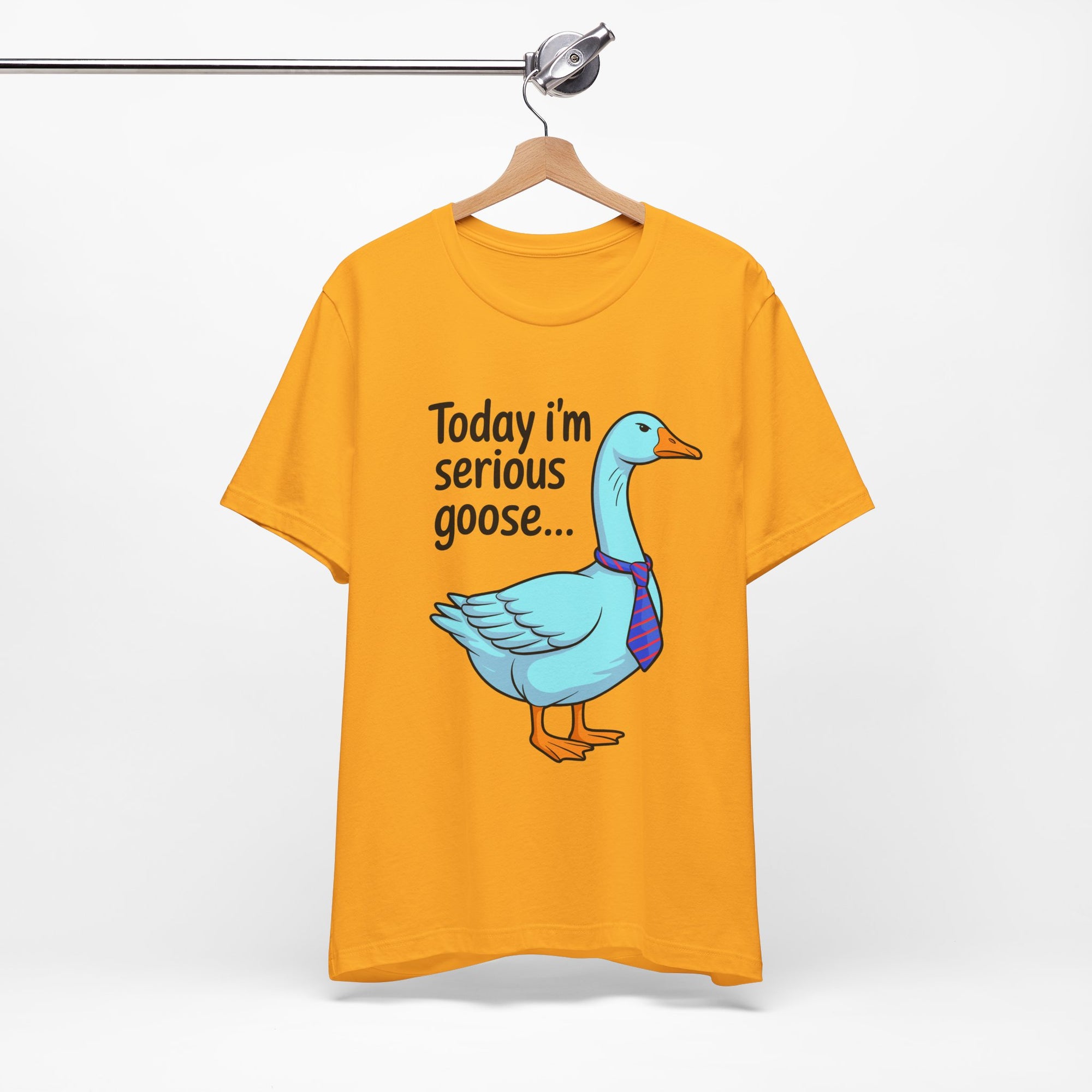 Serious Goose Humor Tee, Funny Graphic T-Shirt