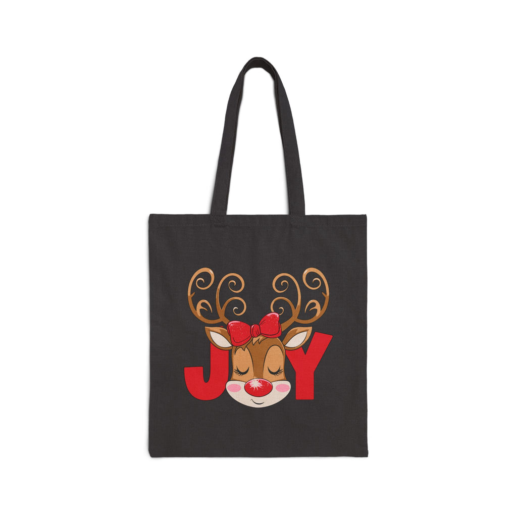 Joyful Reindeer Holiday Tote Bag – Festive Reusable Christmas Shopper
