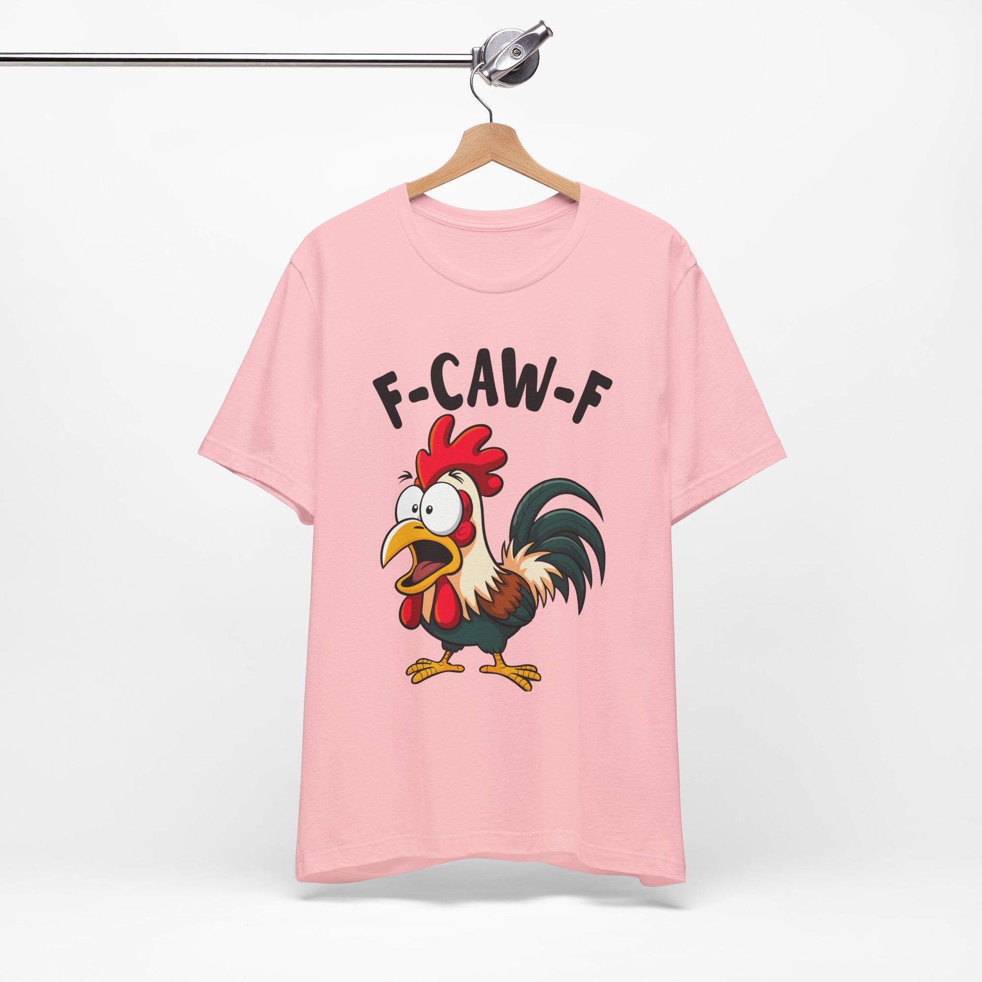 Funny Chicken F-Caw-F Unisex Tee | Humorous Humor Shirt for Chicken Fans