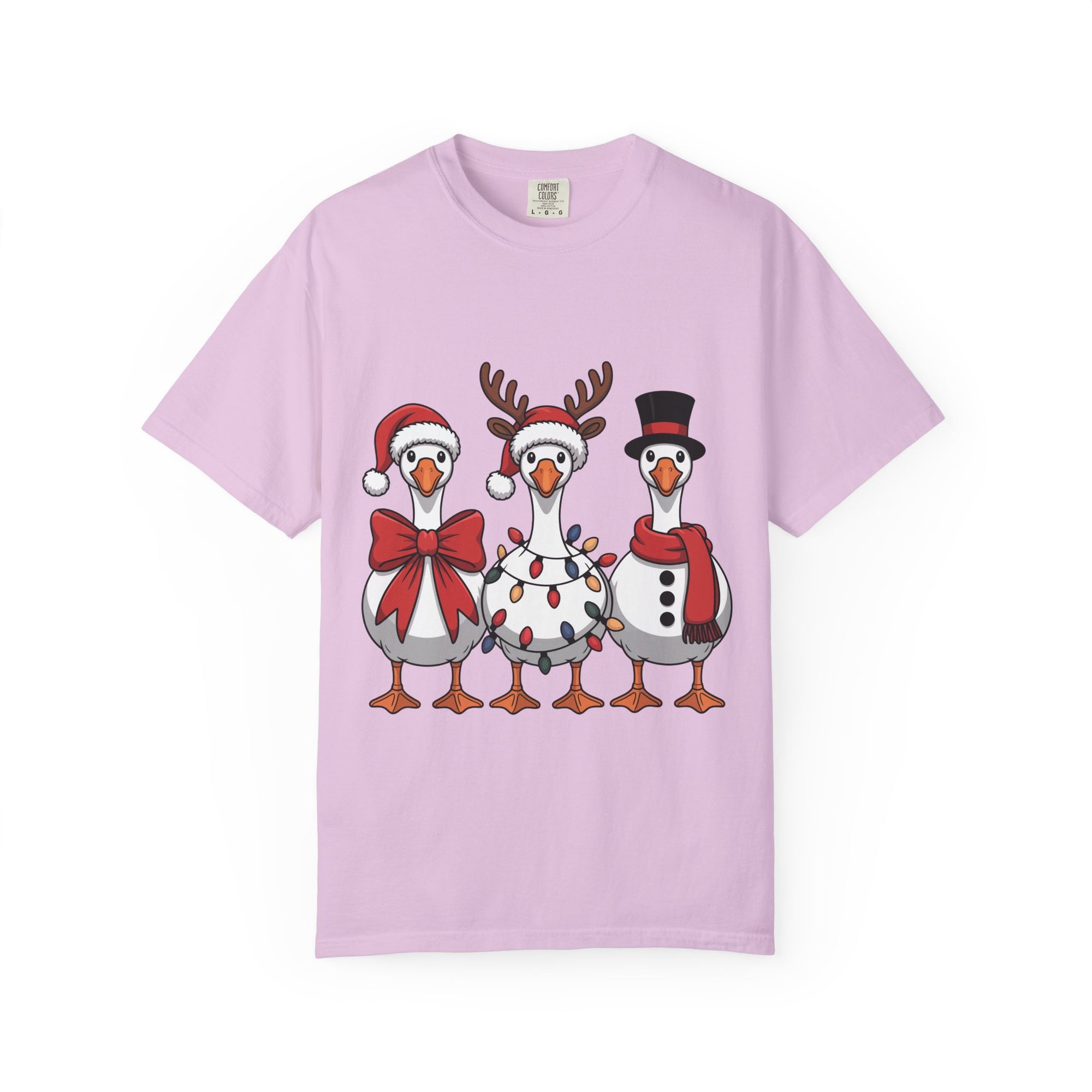 Festive Holiday Goose T-shirt, Fun Christmas Tee, Unisex T-shirt