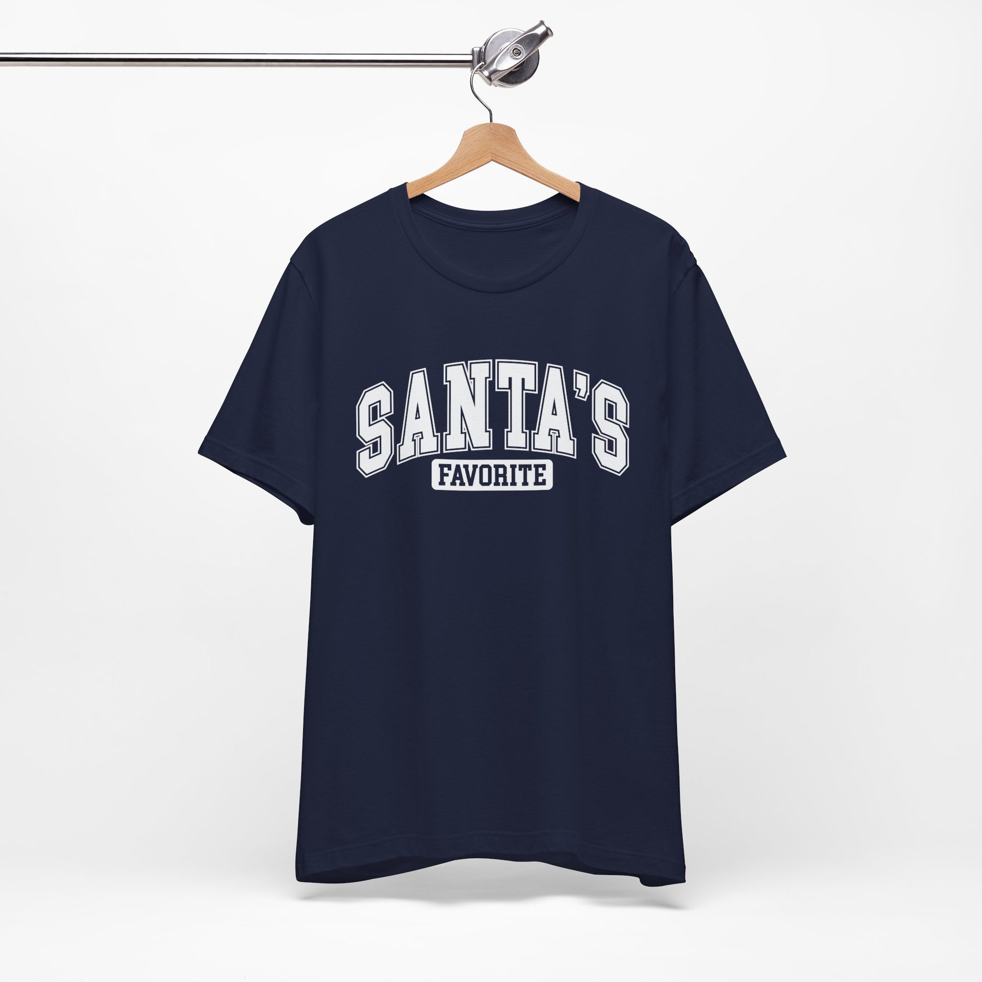 Santa's Favorite Unisex Tee, Christmas Gift, Holiday Apparel, Family Gathering Outfit, Festive T-Shirt, Casual Wear