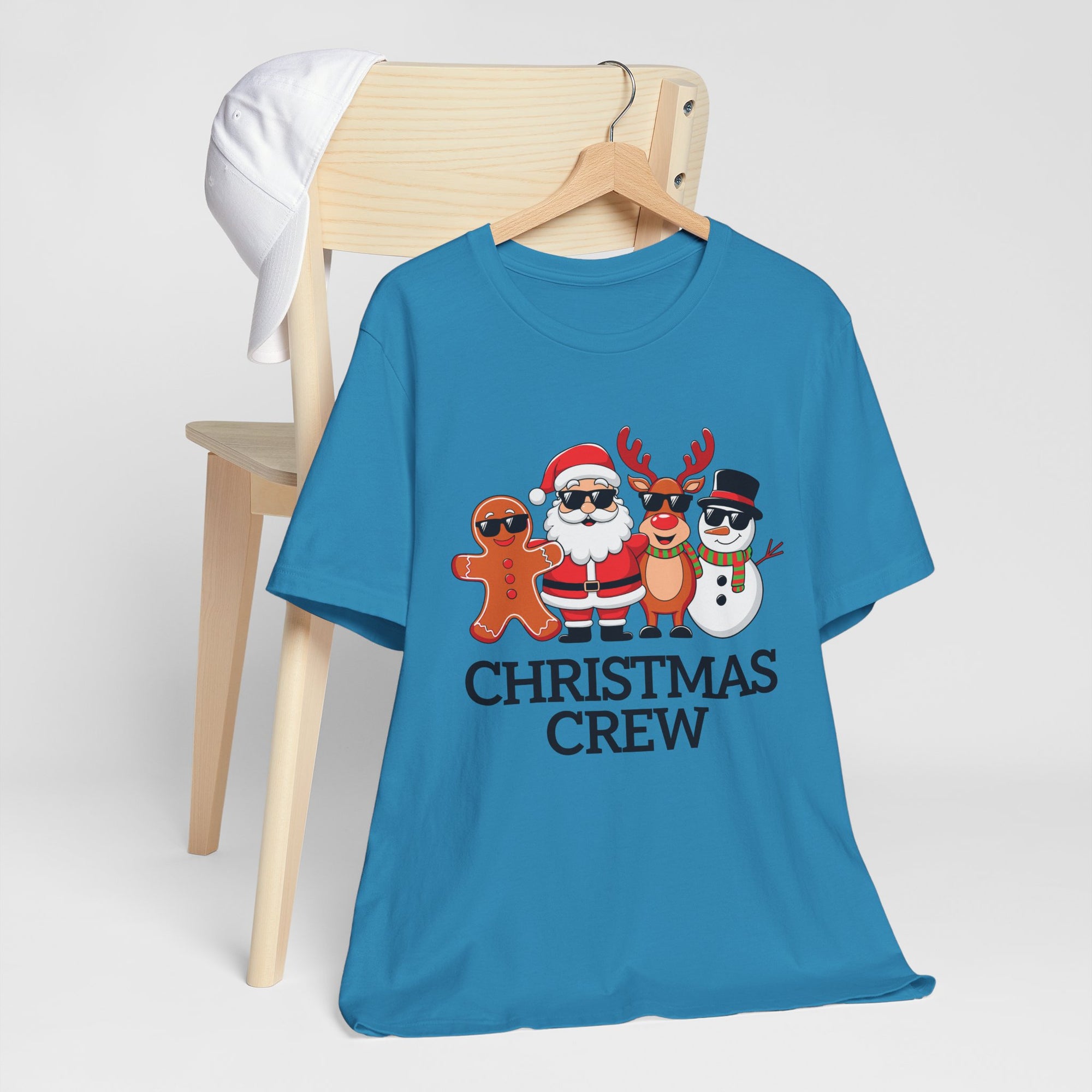 Christmas Crew Short Sleeve Tee - Holiday T-Shirt