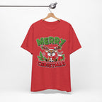 Merry Christmas Reindeer Tee, Festive Holiday Shirt, Unisex Christmas Apparel, Cute Gifts for Him/Her, Holiday Party Outfit