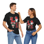 Christmas LOVE T-Shirt / Santa Gnome Holiday Graphic Tee