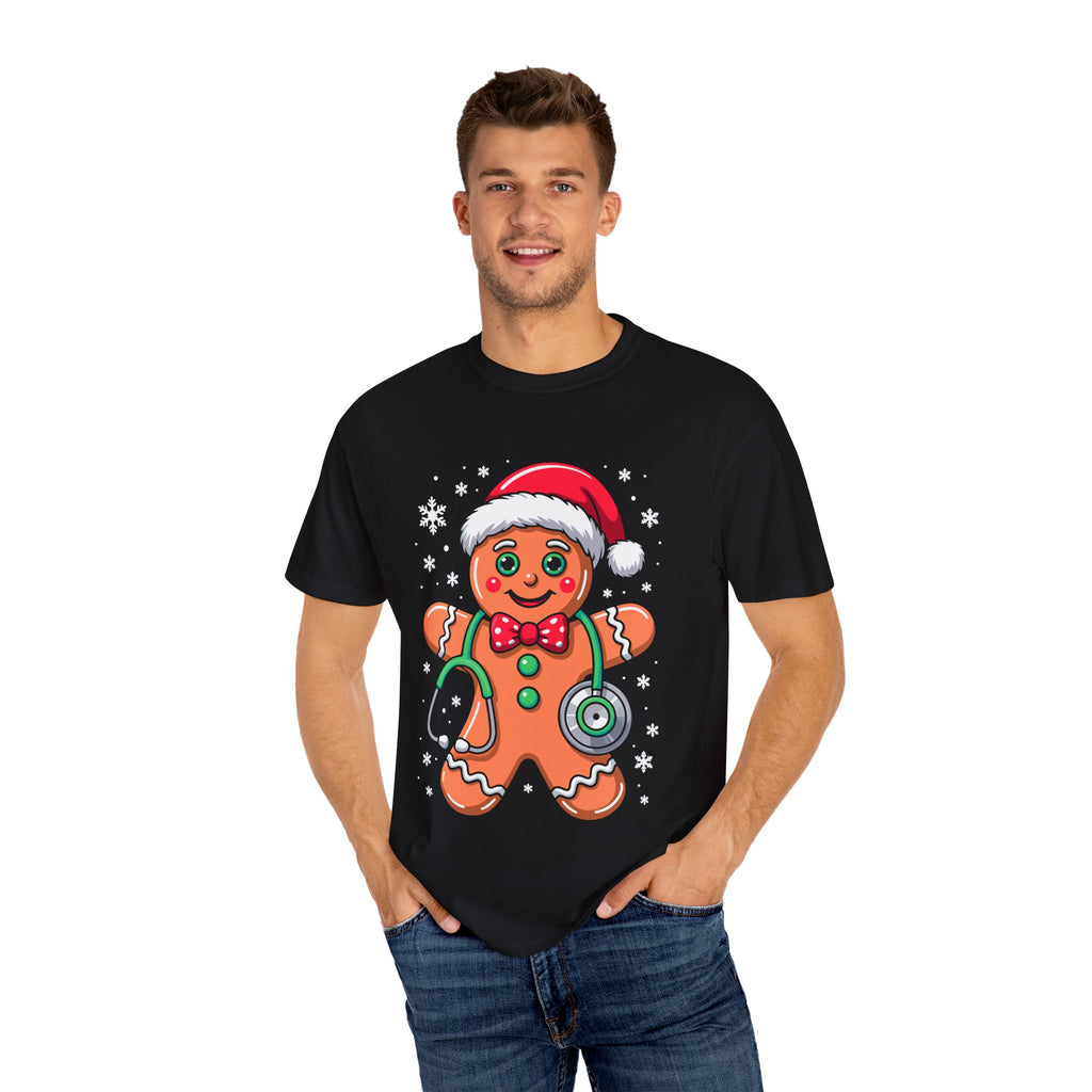 Gingerbread Holiday T-shirt, Festive Tee, Christmas Shirt