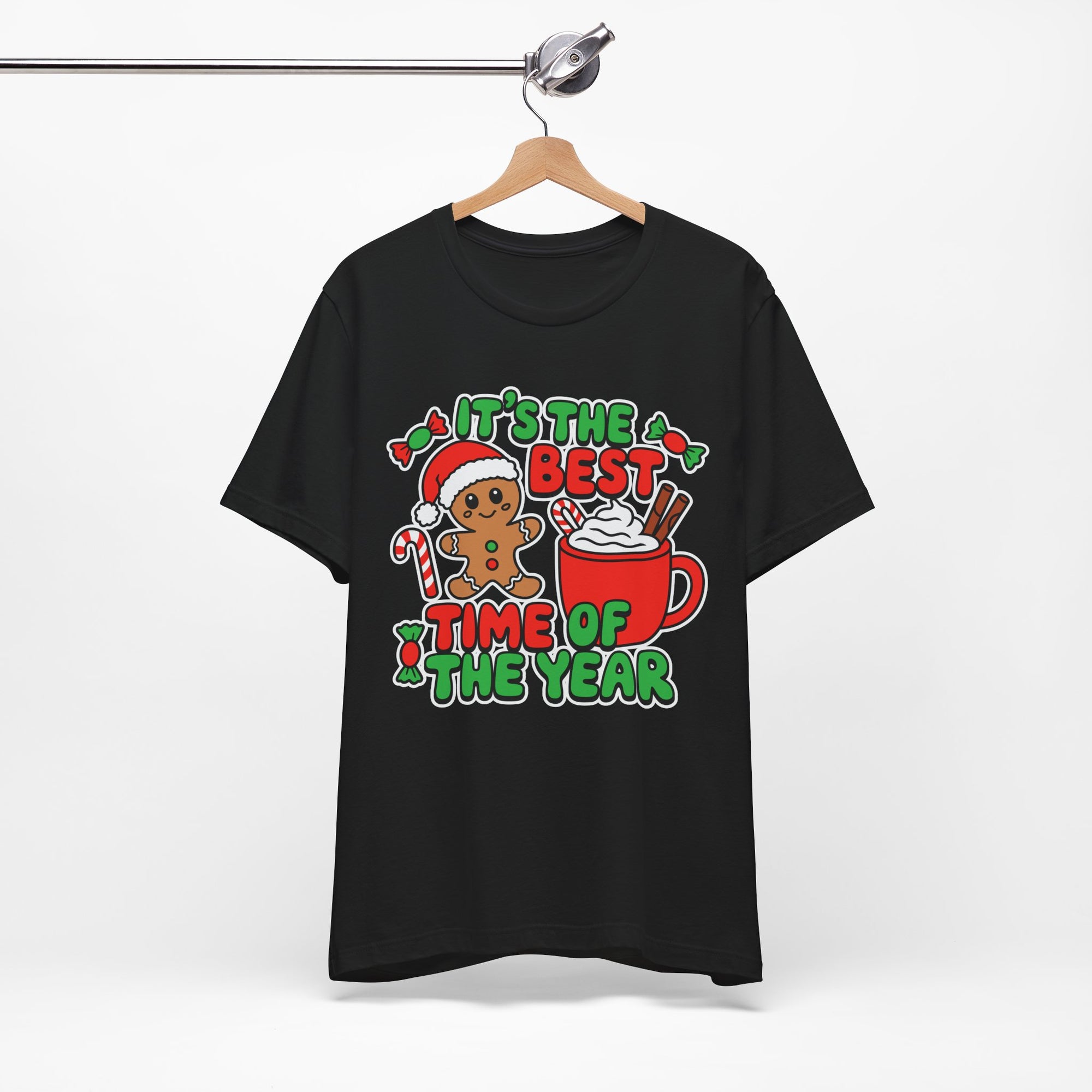 Holiday Cheer Tee - Unisex Jersey Short Sleeve Tee, Christmas Winter Celebration Shirt