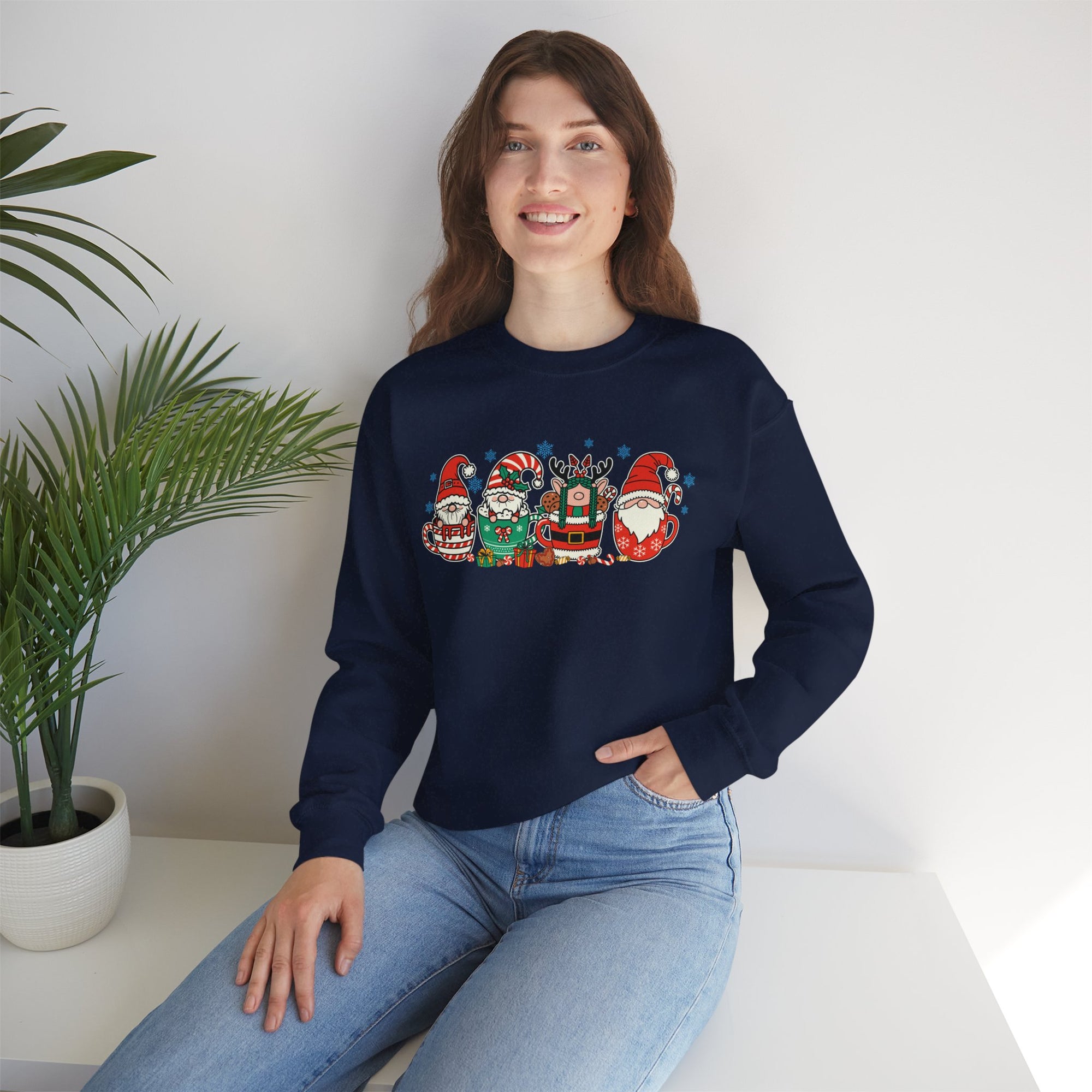 Festive Santa Crewneck Sweatshirt