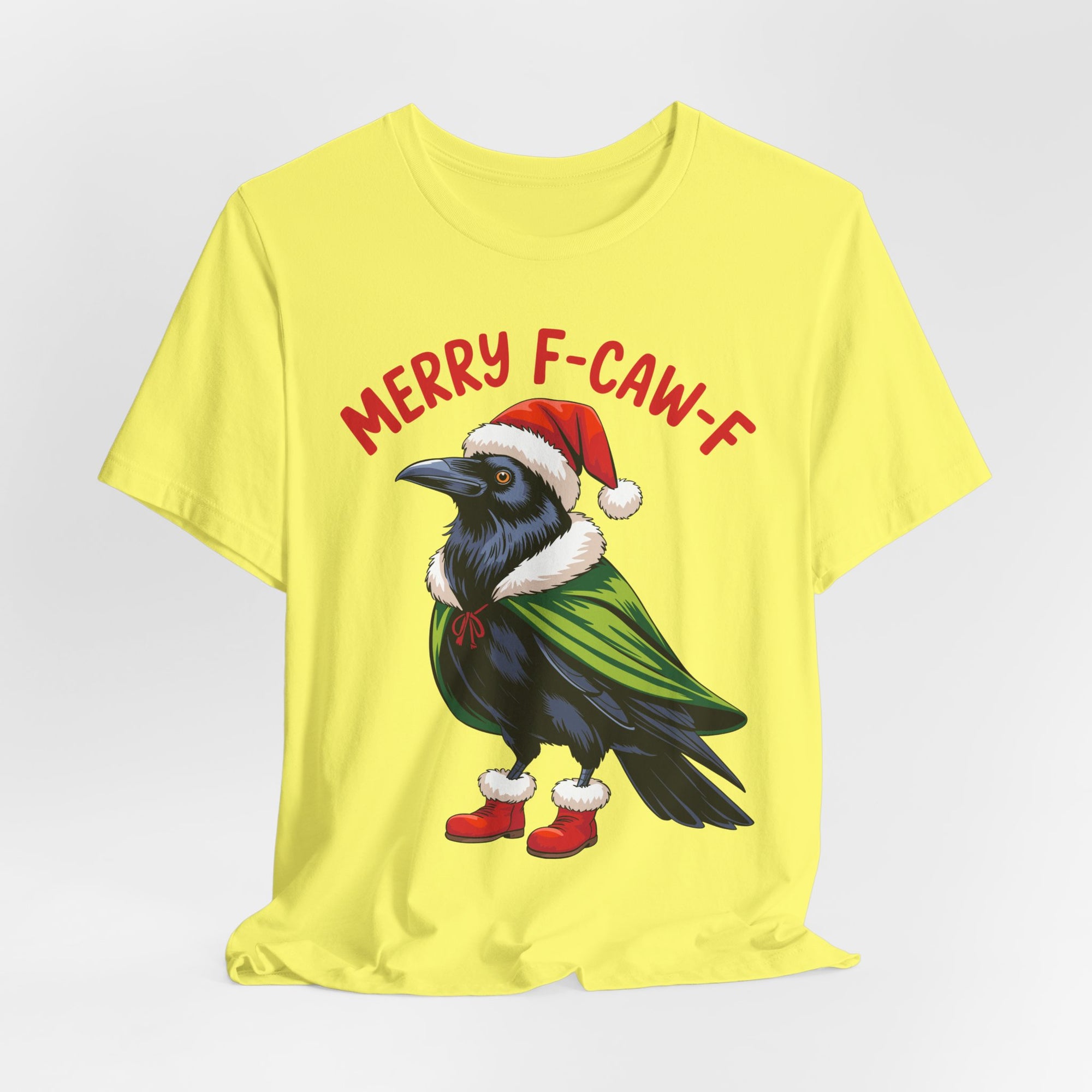 Merry F-Caw-F Crow Christmas Tee