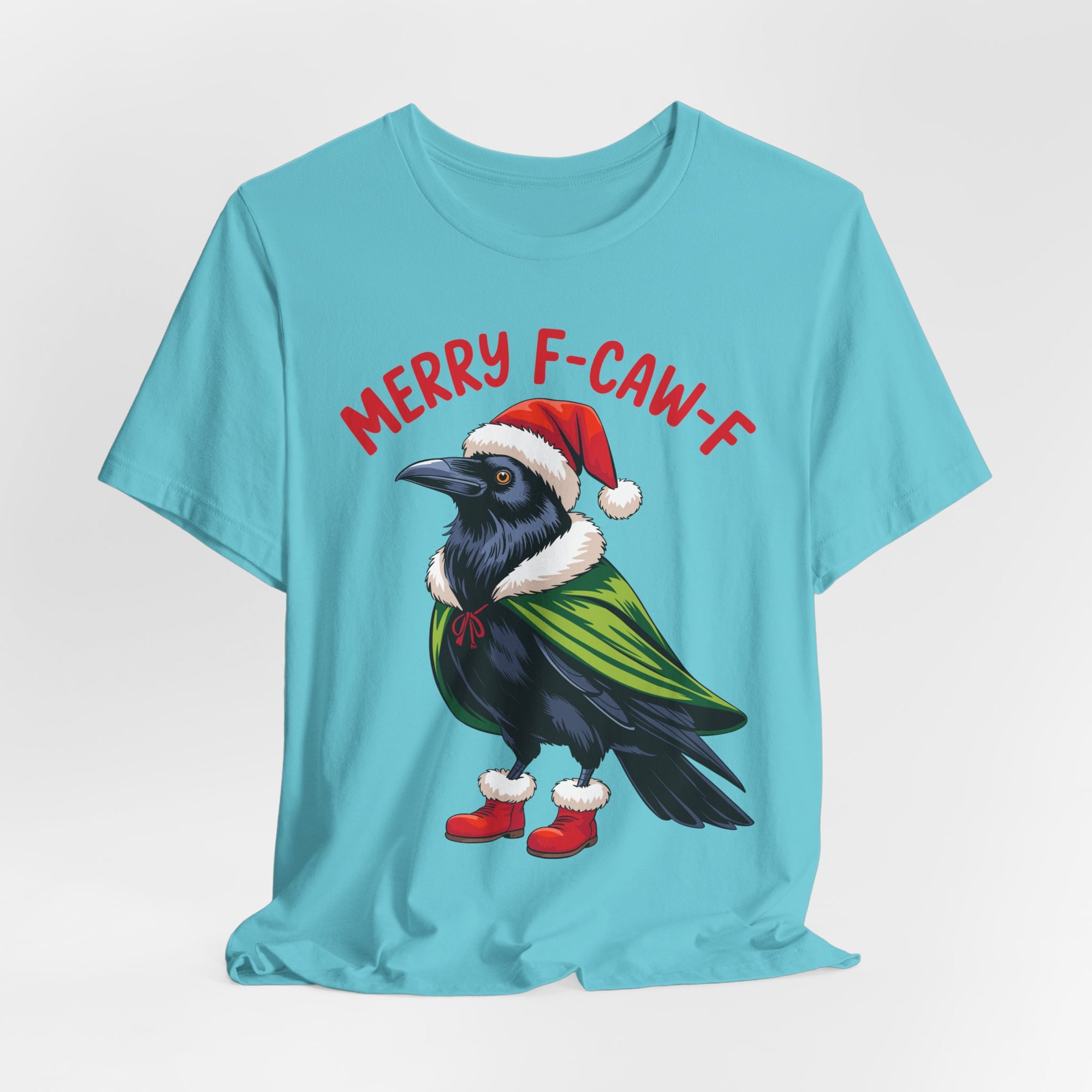 Merry F-Caw-F Crow Christmas Tee