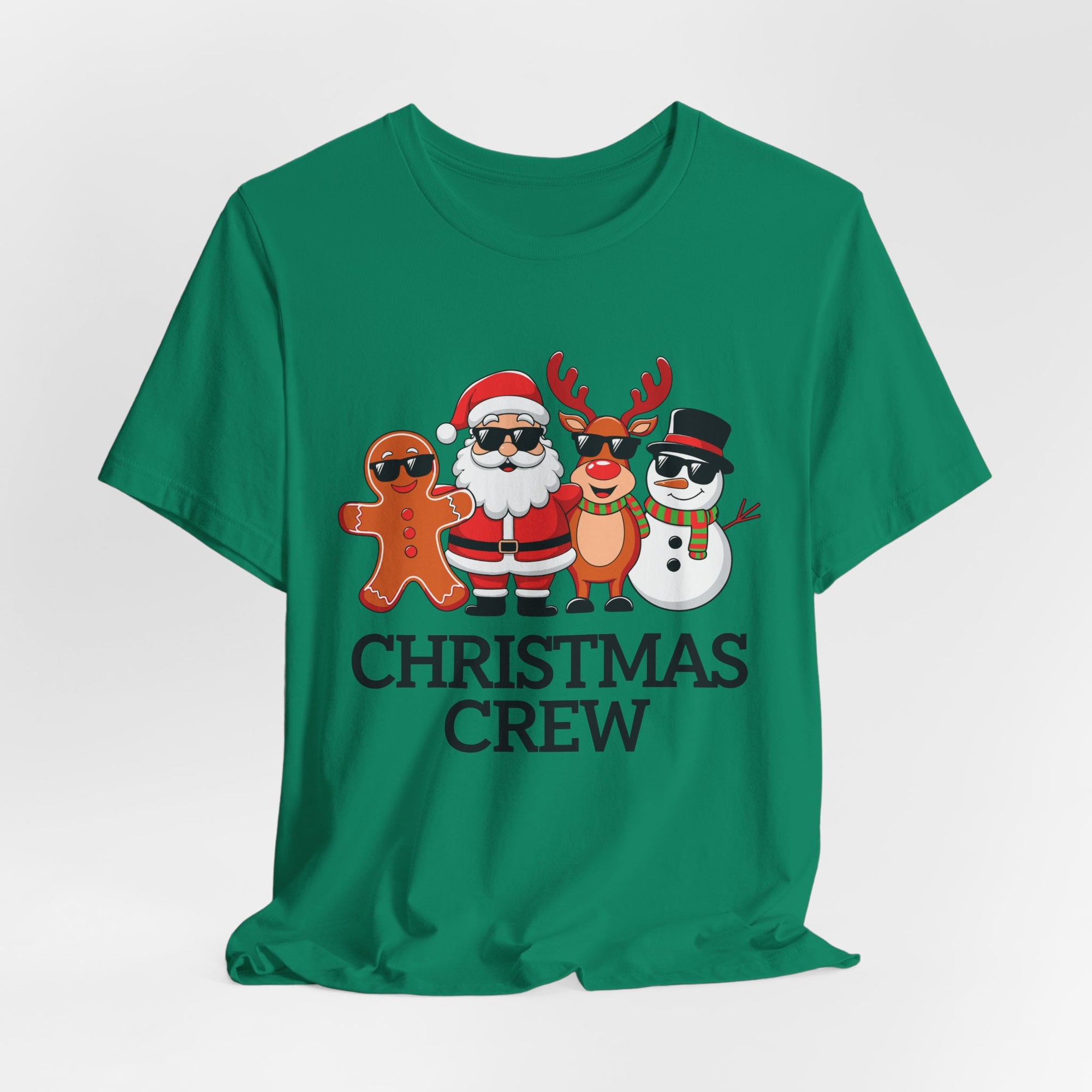 Christmas Crew Short Sleeve Tee - Holiday T-Shirt