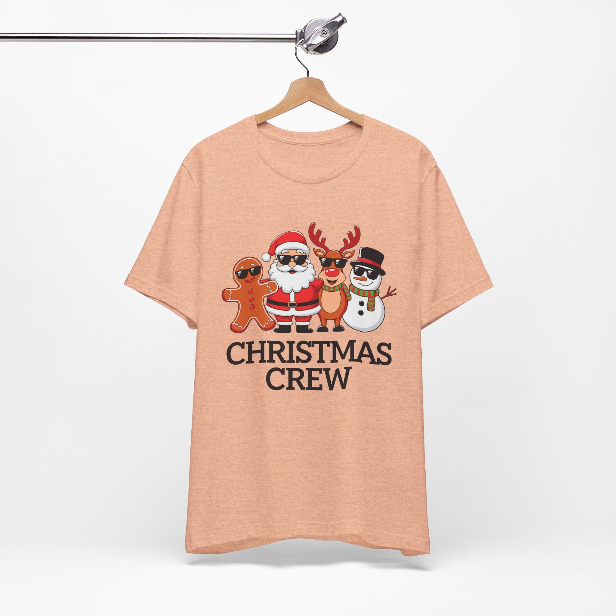 Christmas Crew Short Sleeve Tee - Holiday T-Shirt
