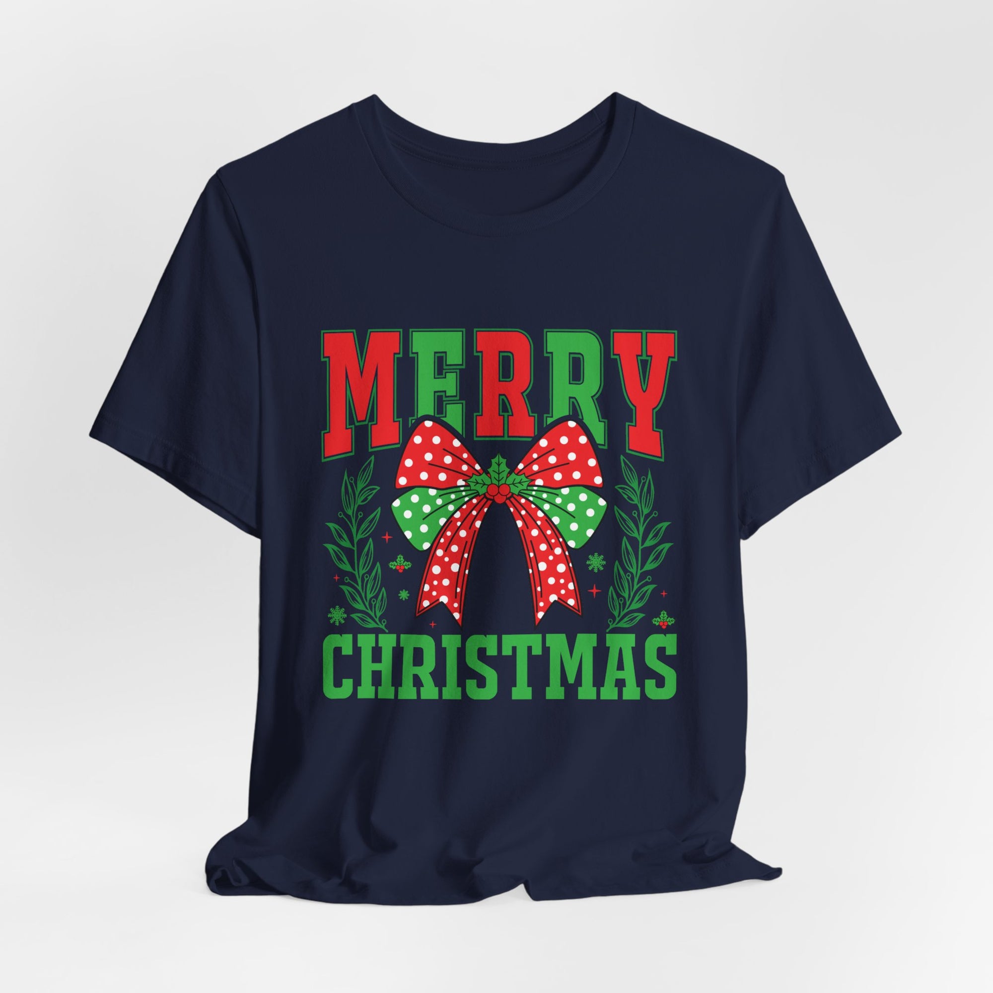 Merry Christmas Unisex Short Sleeve Tee, Holiday Shirt, Christmas Gift, Casual Wear, Family Matching Outfits