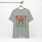 Merry Christmas Unisex Short Sleeve Tee, Holiday Shirt, Christmas Gift, Casual Wear, Family Matching Outfits
