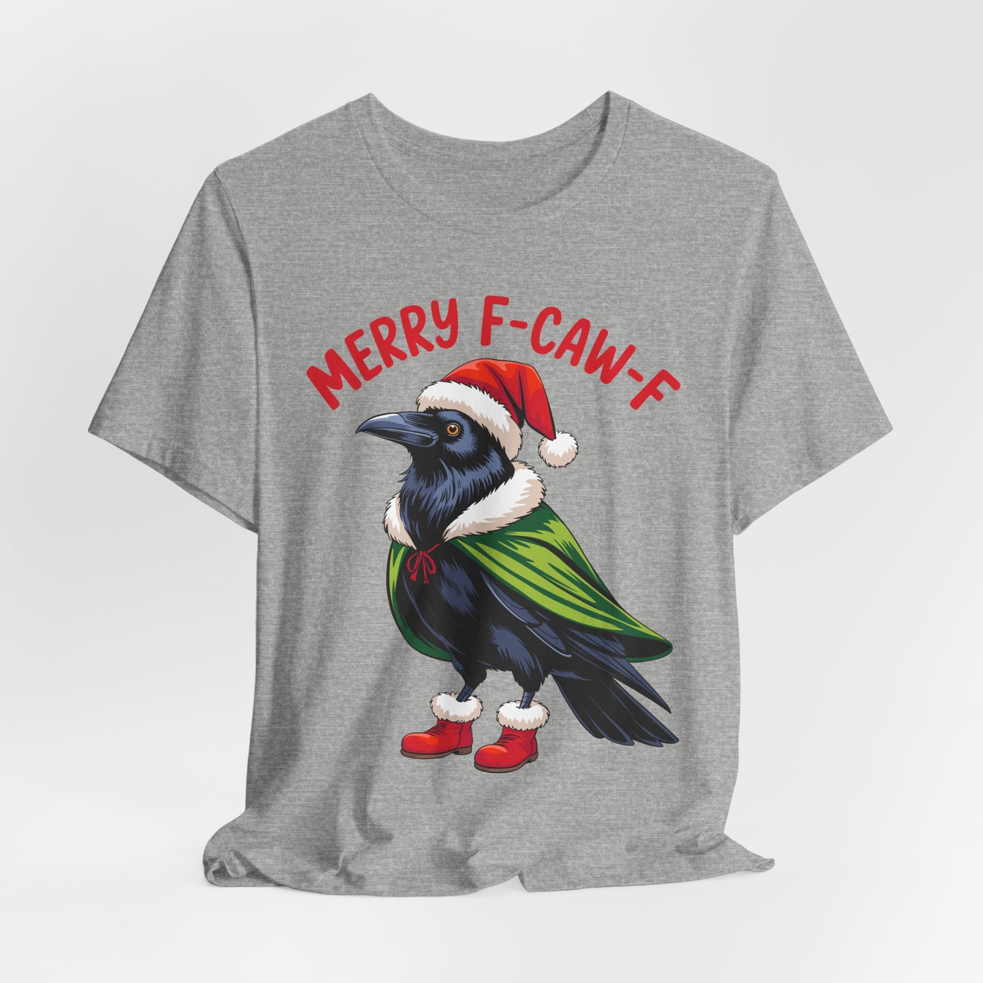 Merry F-Caw-F Crow Christmas Tee