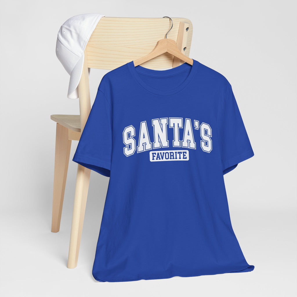 Santa's Favorite Unisex Tee, Christmas Gift, Holiday Apparel, Family Gathering Outfit, Festive T-Shirt, Casual Wear
