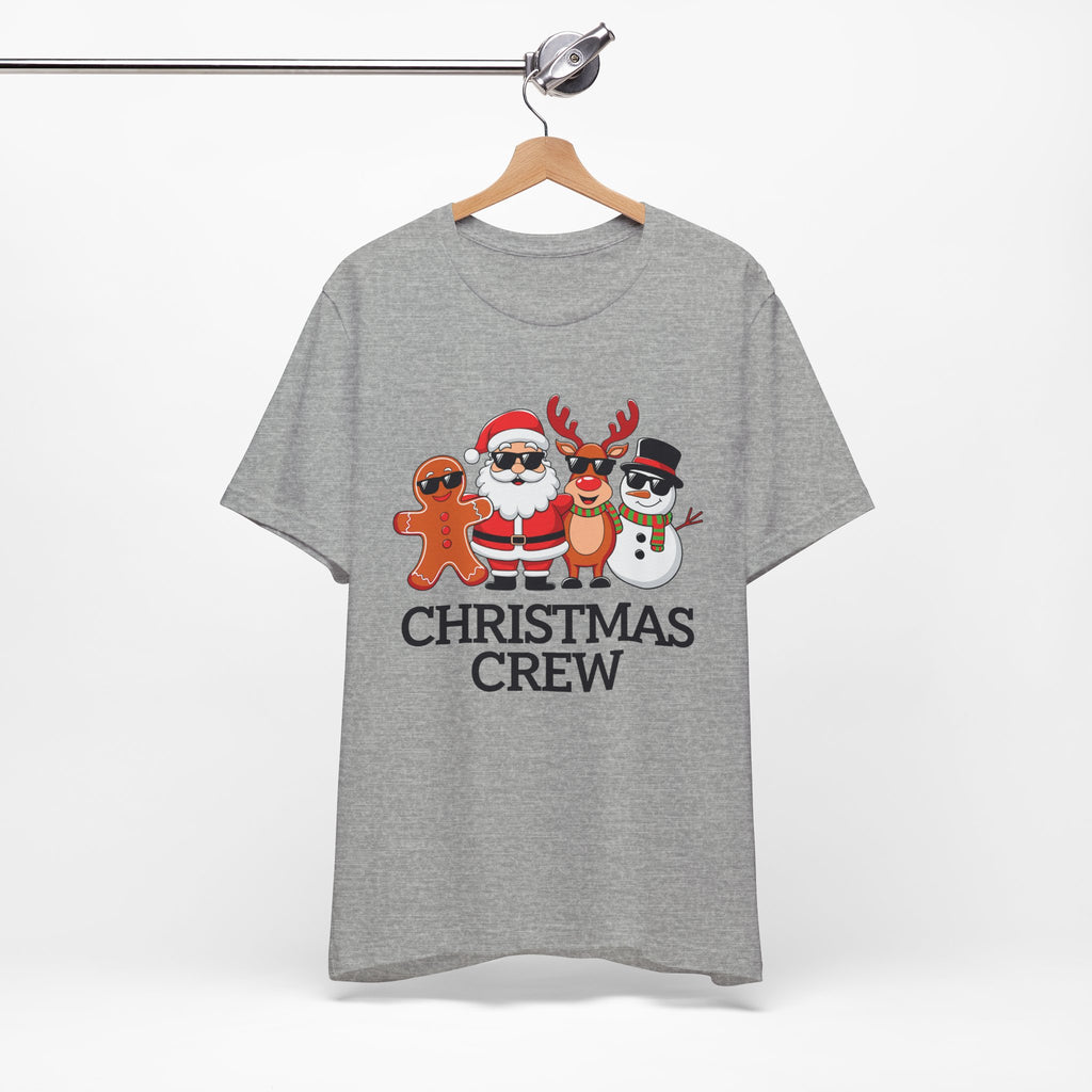 Christmas Crew Short Sleeve Tee - Holiday T-Shirt