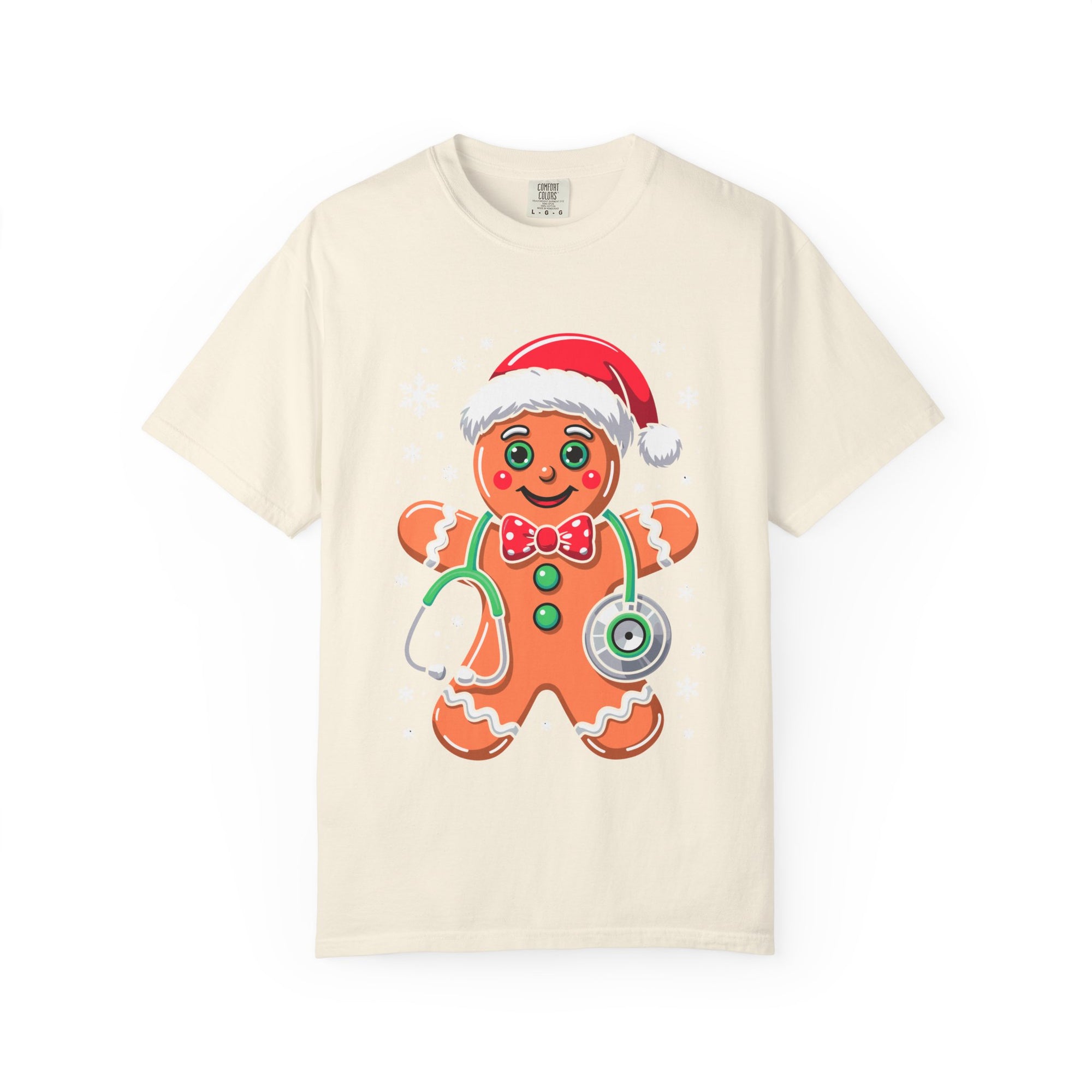 Gingerbread Holiday T-shirt, Festive Tee, Christmas Shirt