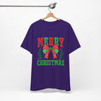 Merry Christmas Unisex Short Sleeve Tee, Holiday Shirt, Christmas Gift, Casual Wear, Family Matching Outfits