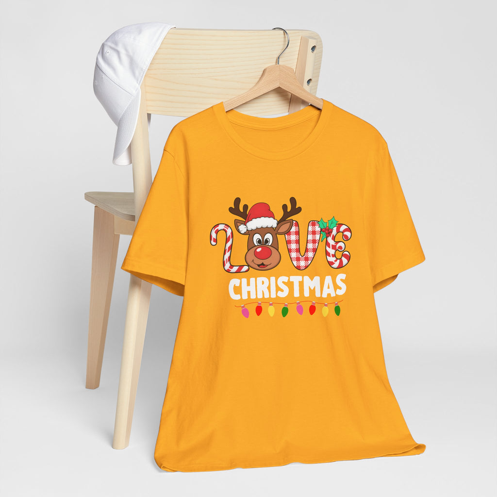 Cute Holiday Love Reindeer Tee