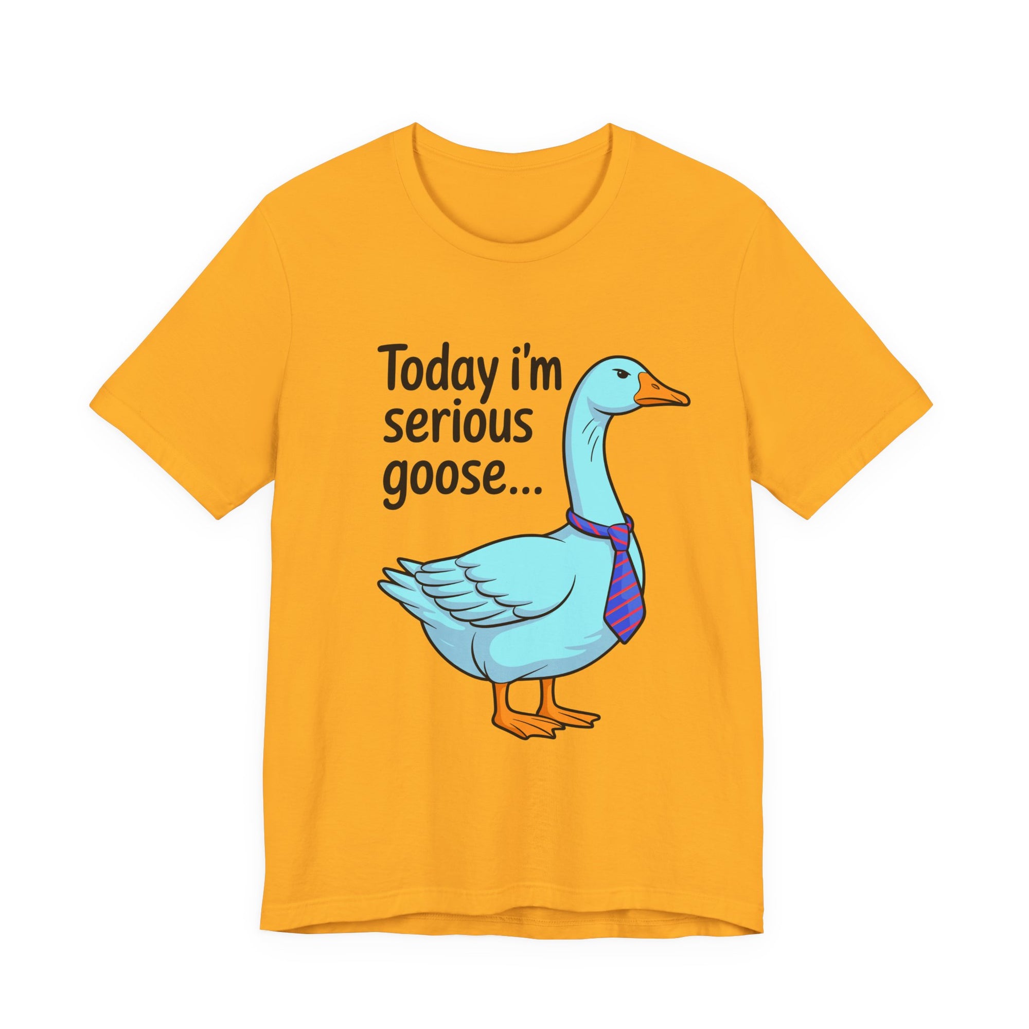 Serious Goose Humor Tee, Funny Graphic T-Shirt