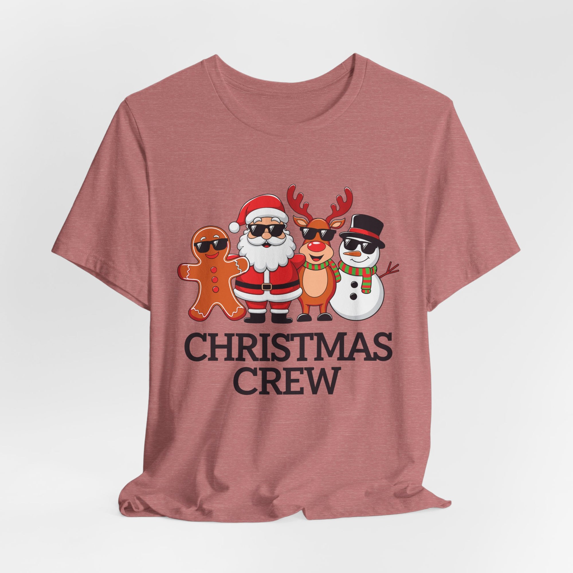 Christmas Crew Short Sleeve Tee - Holiday T-Shirt