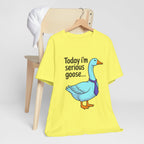 Serious Goose Humor Tee, Funny Graphic T-Shirt
