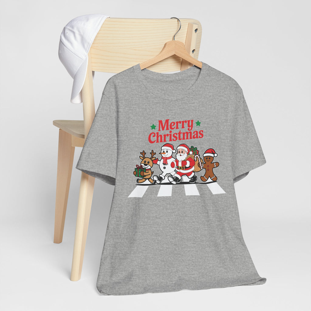 Merry Christmas Graphic Tee, Unisex Christmas T-shirt, Holiday Shirt, Festive Apparel, Gift for Him/Her, Winter Wear