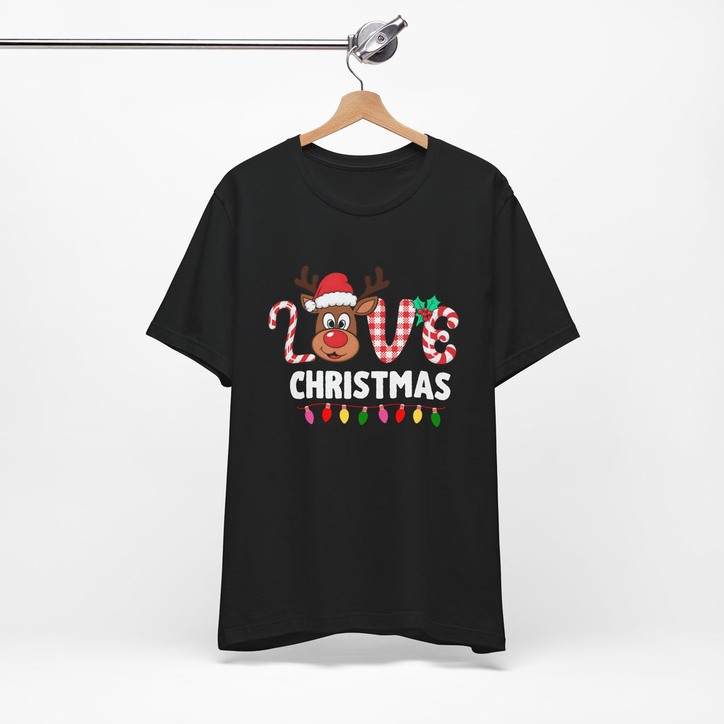Cute Holiday Love Reindeer Tee