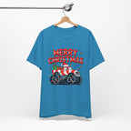 Merry Christmas Monster Truck  Festive Holiday Graphic Shirt