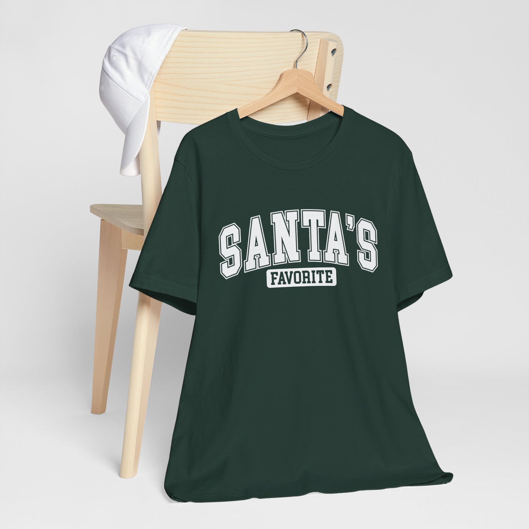 Santa's Favorite Unisex Tee, Christmas Gift, Holiday Apparel, Family Gathering Outfit, Festive T-Shirt, Casual Wear