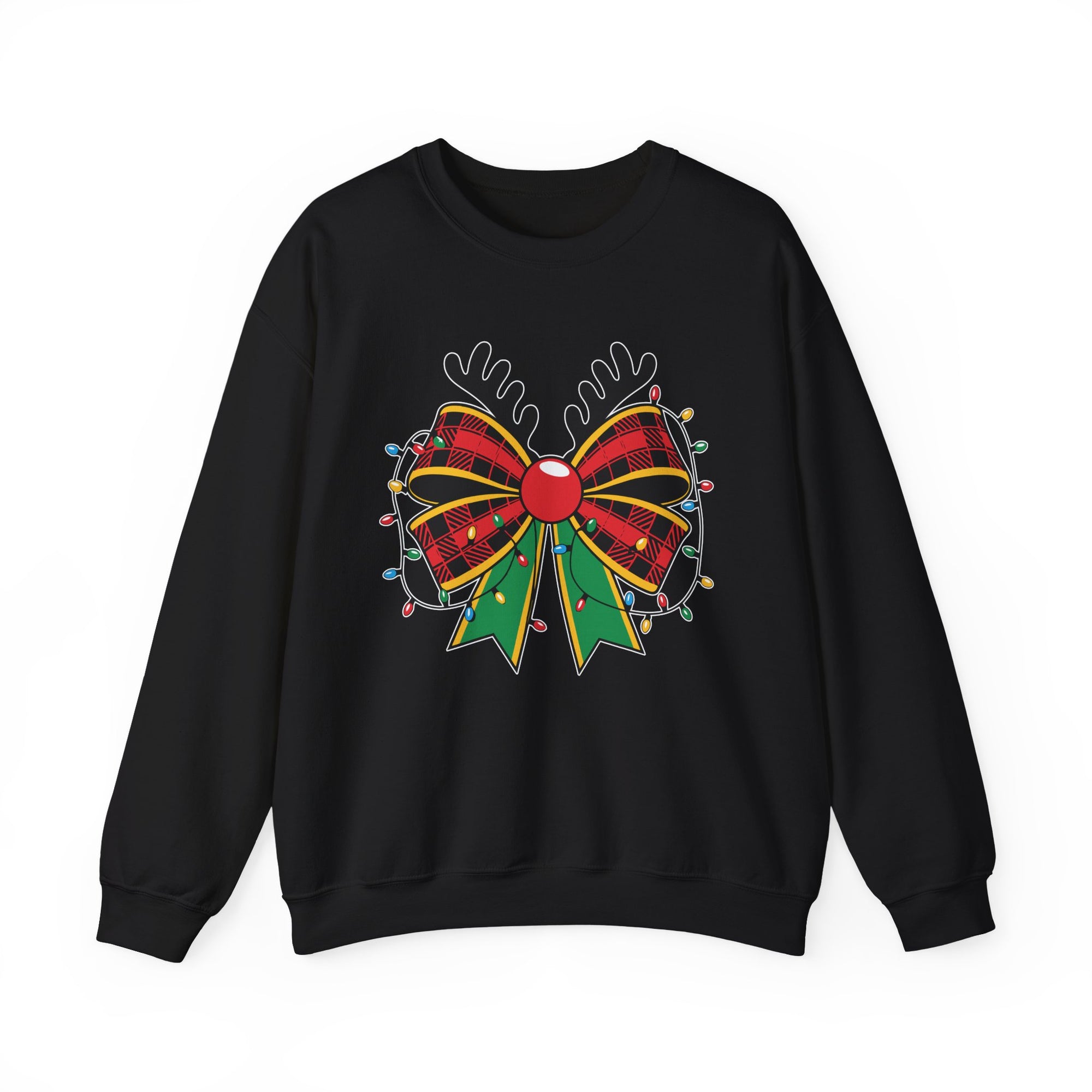 Holiday Reindeer Bow Sweatshirt