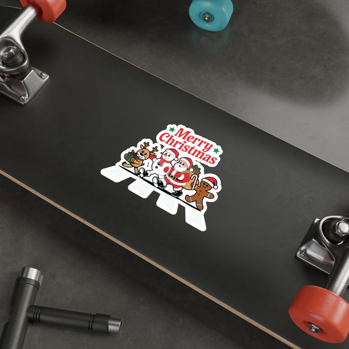 Festive Die-Cut Stickers | Merry Christmas Decor, Holiday Party Favors, Seasonal Gifts, Scrapbooking, Laptop Accessories