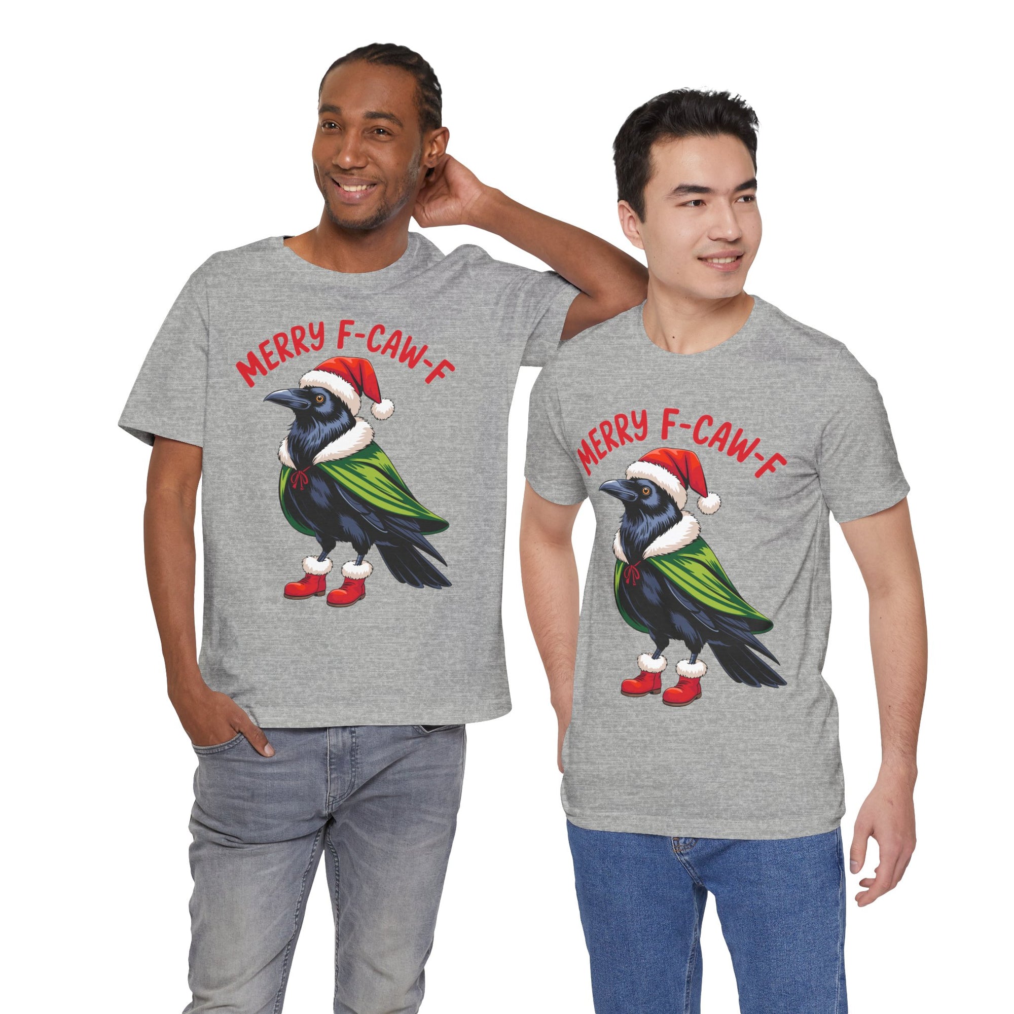 Merry F-Caw-F Crow Christmas Tee