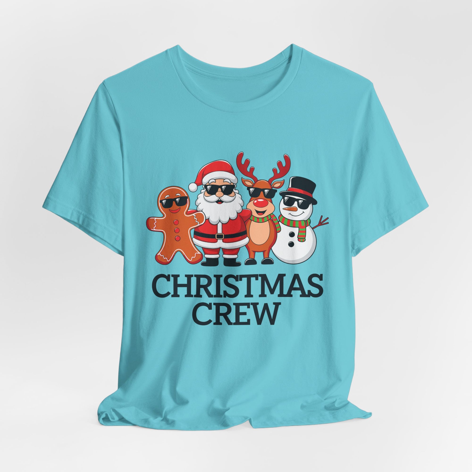 Christmas Crew Short Sleeve Tee - Holiday T-Shirt