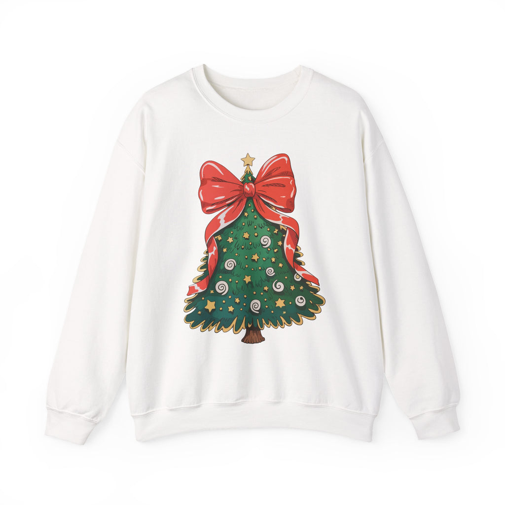 Christmas Tree Sweatshirt - Unisex Holiday Crewneck