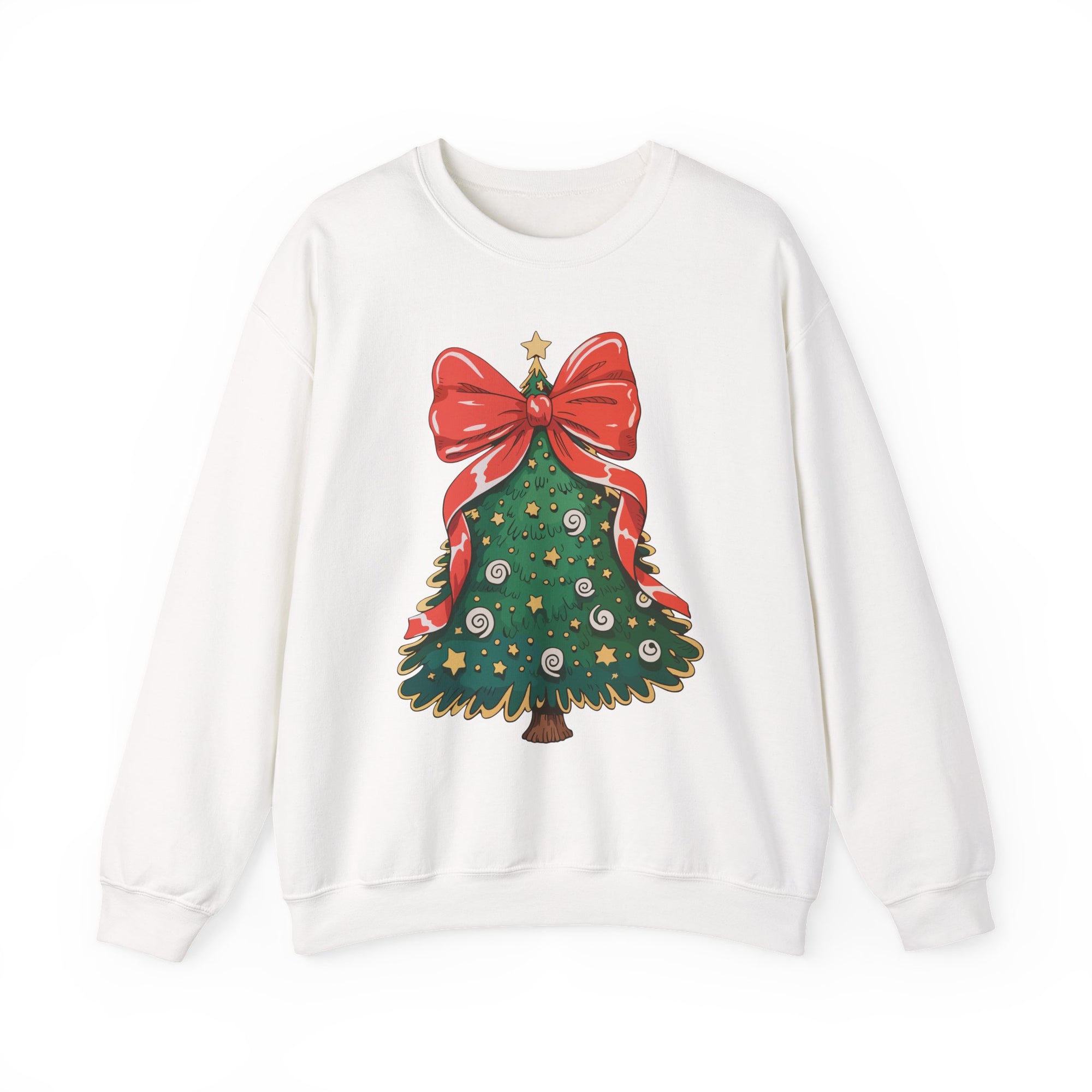 Christmas Tree Sweatshirt - Unisex Holiday Crewneck