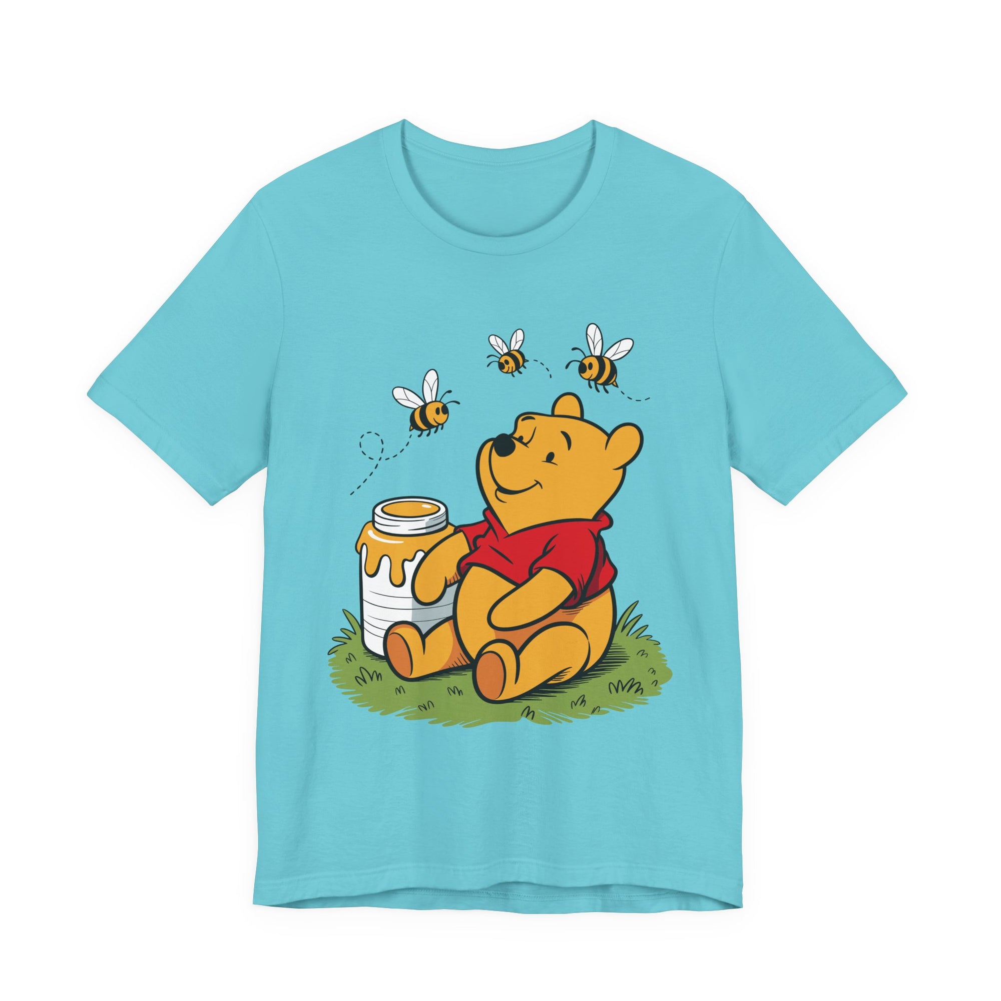 Cute Honey Bear Graphic Cozy Bee Lovers Unisex Shirt