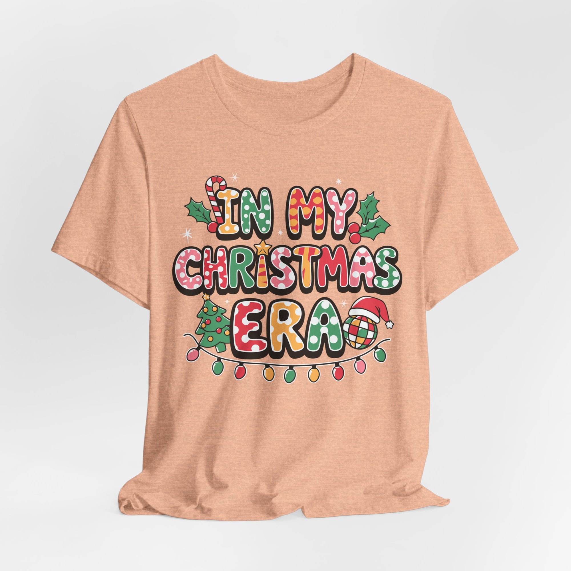 Festive Christmas Tee, Holiday Shirt, Unisex Christmas T-Shirt, Gift for Him/Her, Cozy Christmas Apparel, Merry and Bright Top