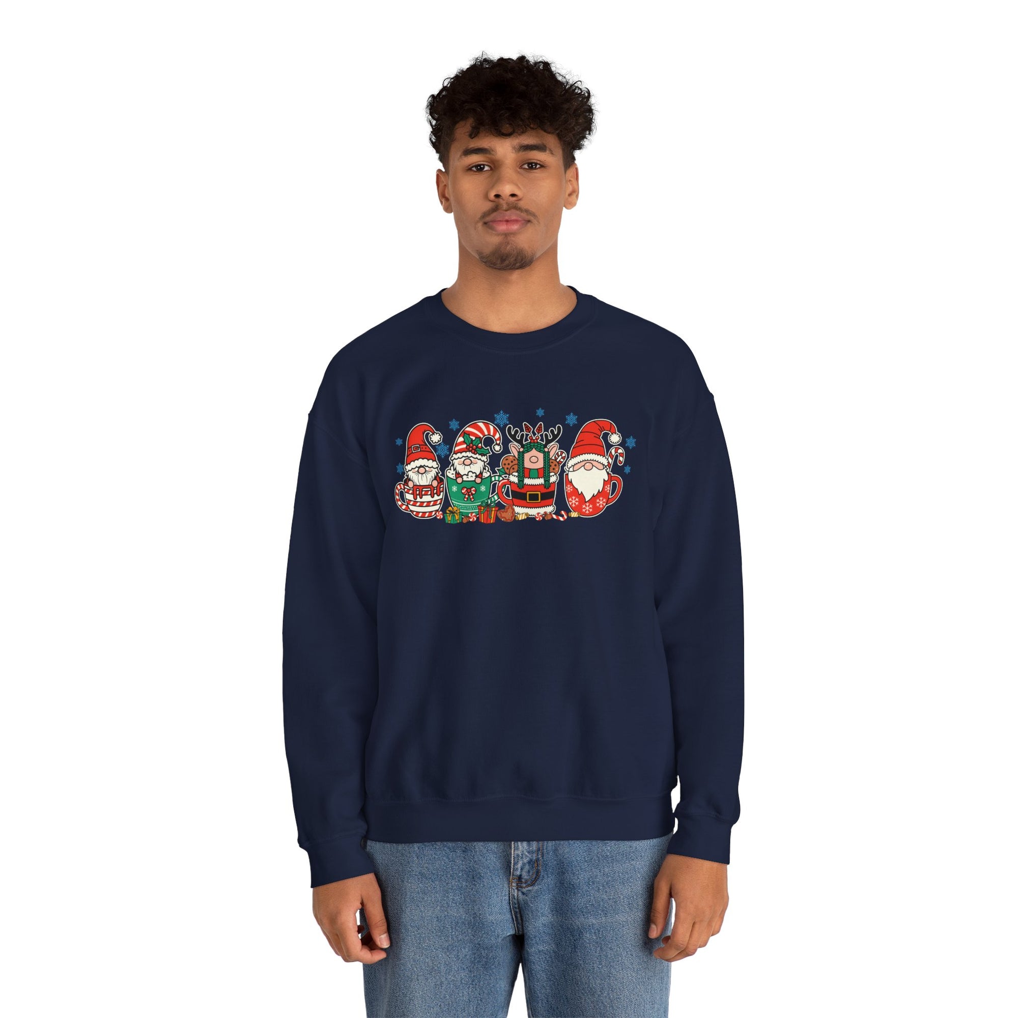 Festive Santa Crewneck Sweatshirt