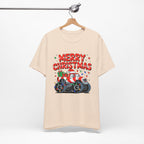 Merry Christmas Monster Truck  Festive Holiday Graphic Shirt