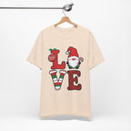 Christmas LOVE T-Shirt / Santa Gnome Holiday Graphic Tee