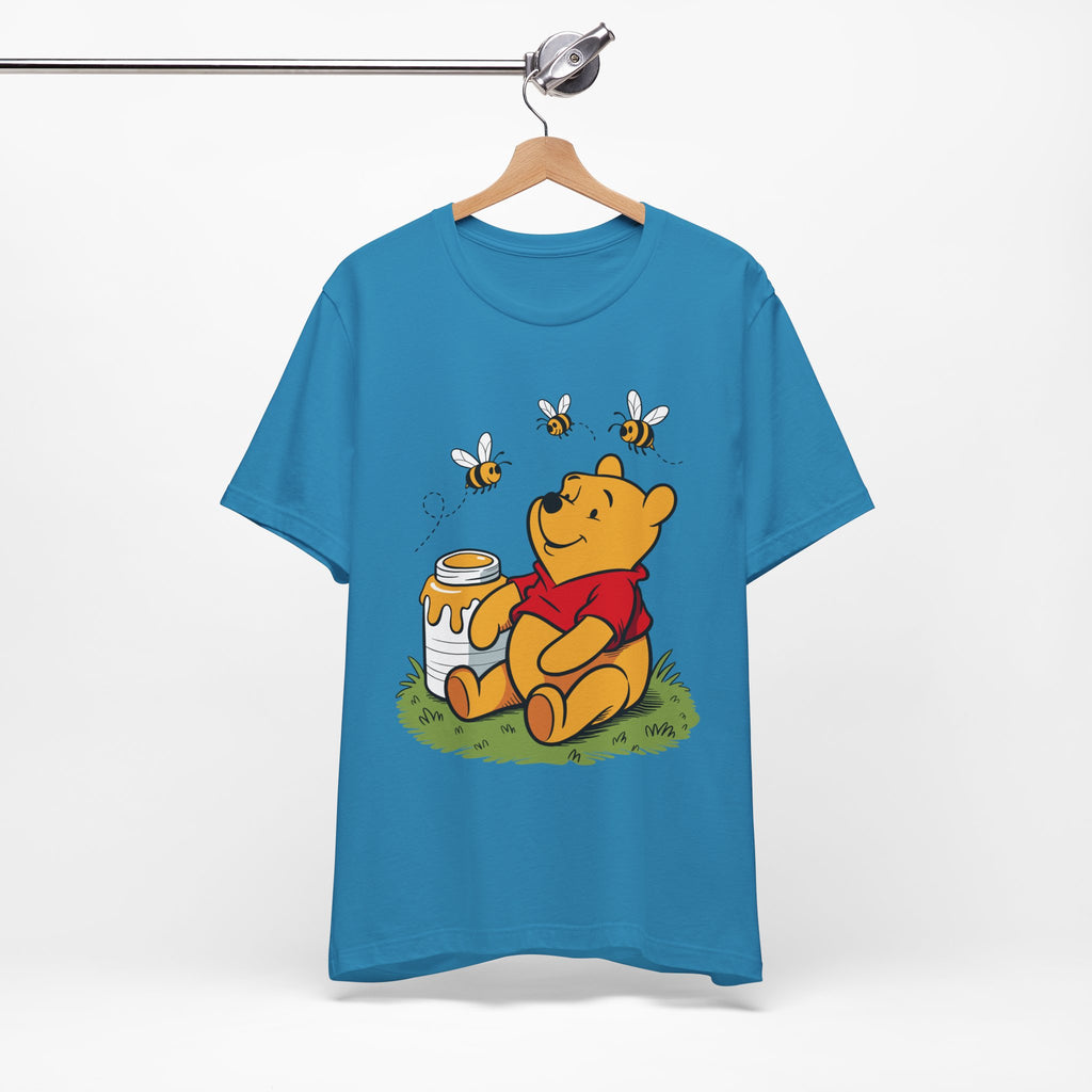 Cute Honey Bear Graphic Cozy Bee Lovers Unisex Shirt