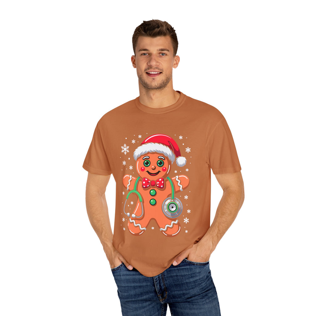 Gingerbread Holiday T-shirt, Festive Tee, Christmas Shirt