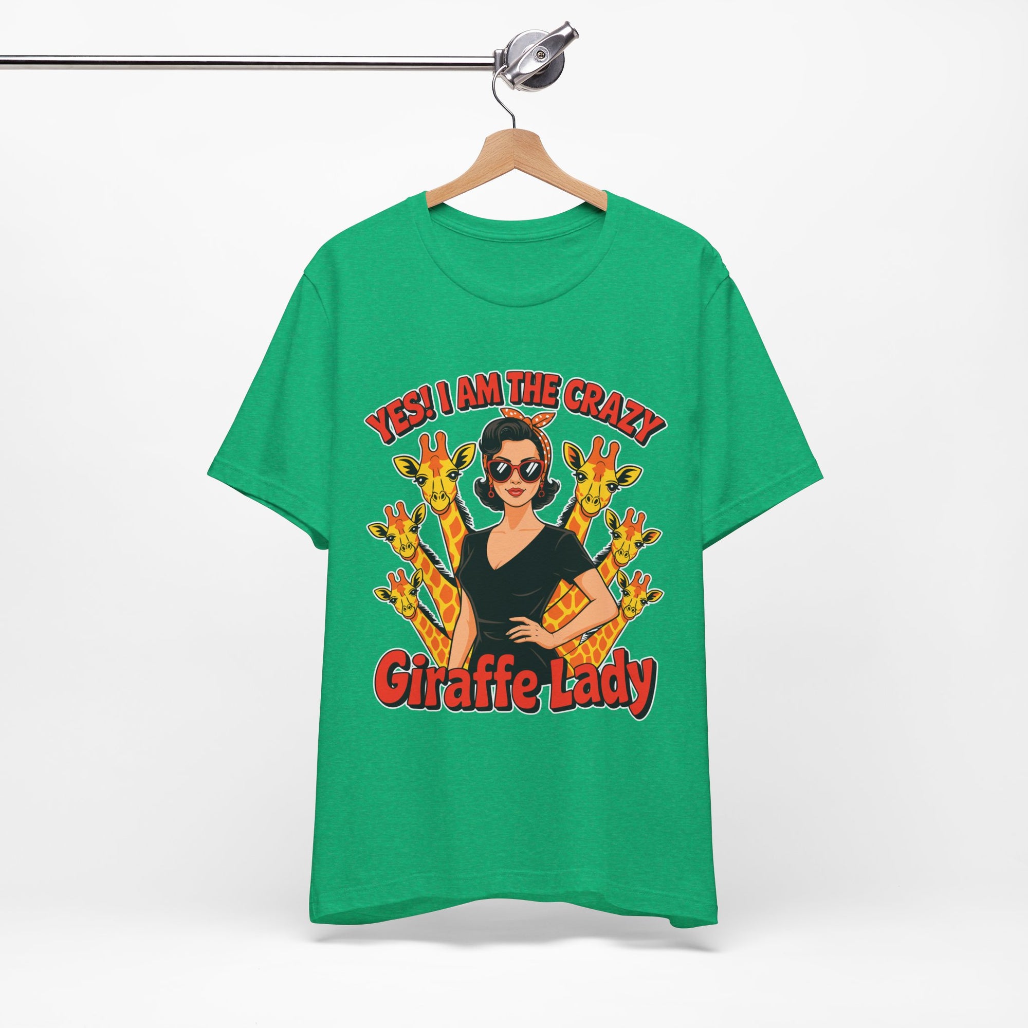Yes I Am The Crazy Giraffe Lady T-Shirt
