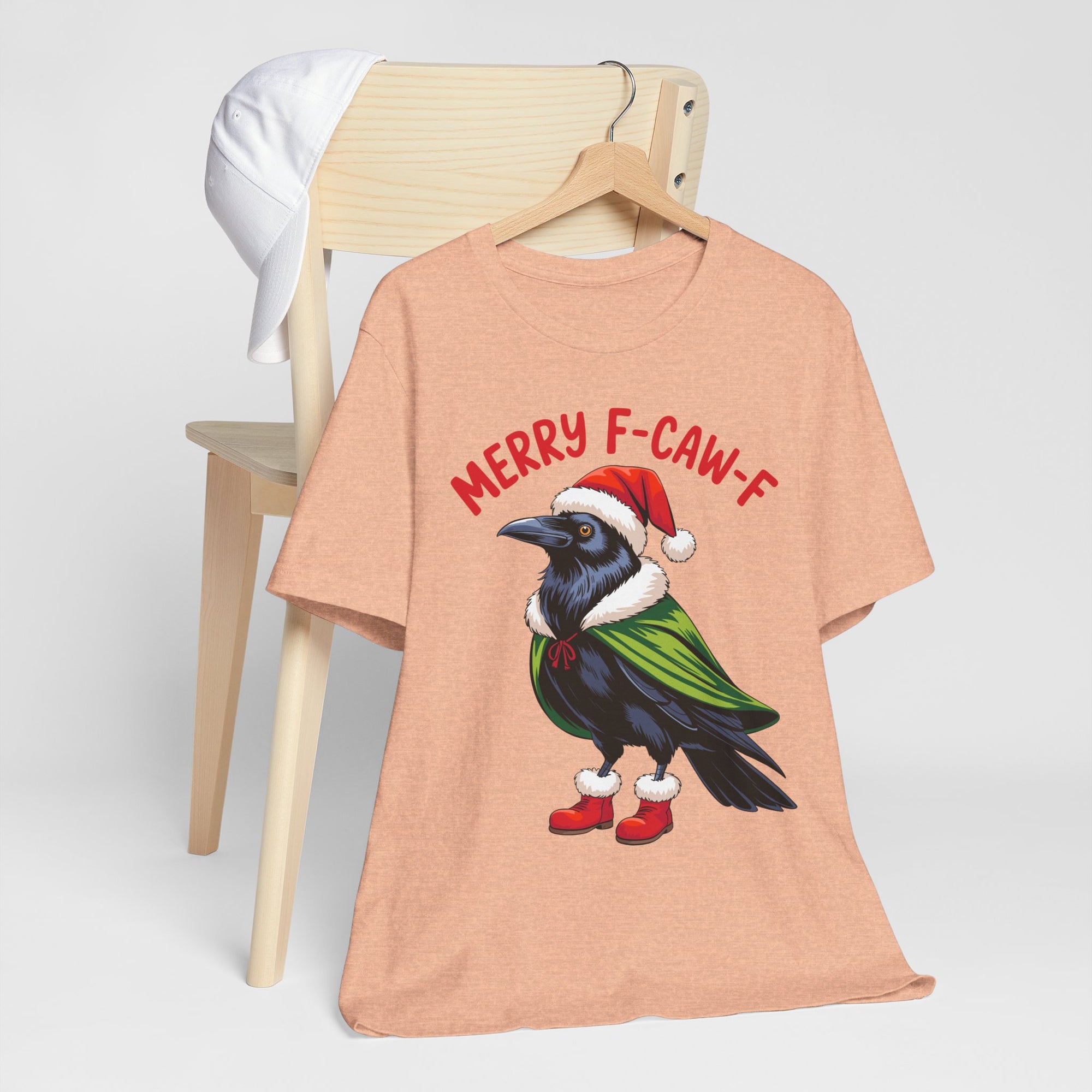 Merry F-Caw-F Crow Christmas Tee