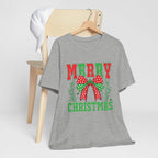 Merry Christmas Unisex Short Sleeve Tee, Holiday Shirt, Christmas Gift, Casual Wear, Family Matching Outfits