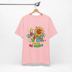 Colorful Love Needs No Words Tee, Unisex Graphic Tee