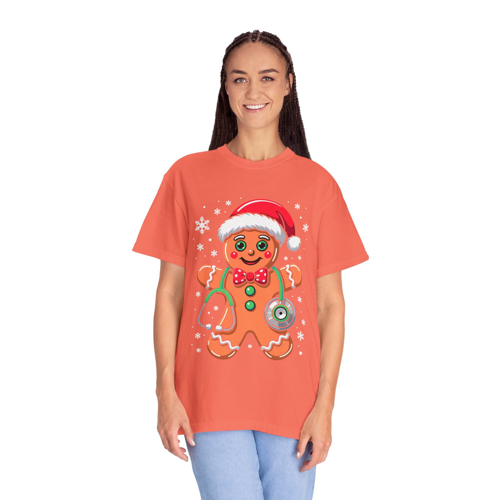 Gingerbread Holiday T-shirt, Festive Tee, Christmas Shirt