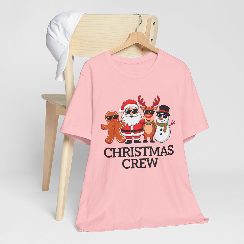 Christmas Crew Short Sleeve Tee - Holiday T-Shirt