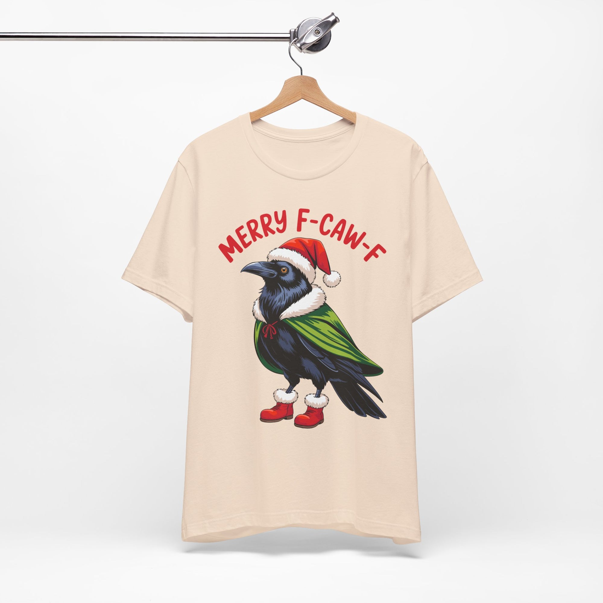 Merry F-Caw-F Crow Christmas Tee